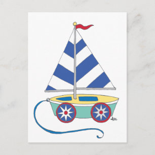 ¡Es un chico! Postales de Toy Sailboat