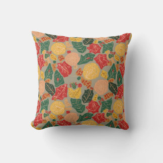 Es un cojín con un toque nórdico.