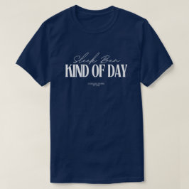 "Es un día de moño elegante" Camiseta de cabello p