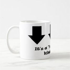 Es un día de "vaso medio vacío" ! taza de café