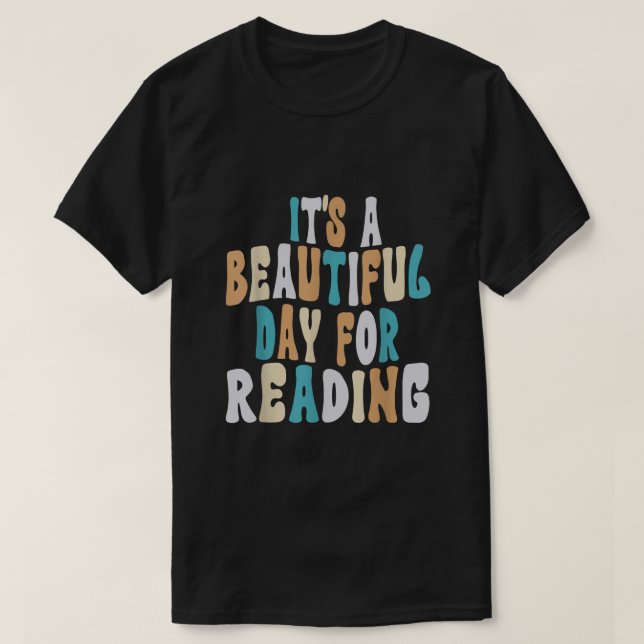 Es un día hermoso para leer camisetas (Diseño del anverso)