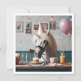 ¡Es un día mágico! Invitación de cumpleaños de Uni