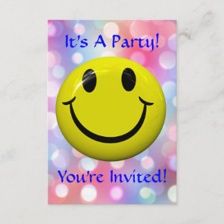 ¡Es un fiesta! Diversión, invitación colorida