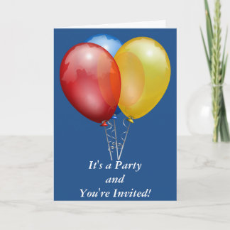 Es un Fiesta que te invitan a tarjeta personalizad
