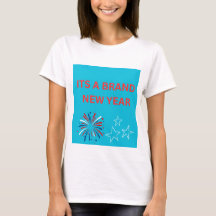 Es un fuego de artificio de año nuevo camiseta bla