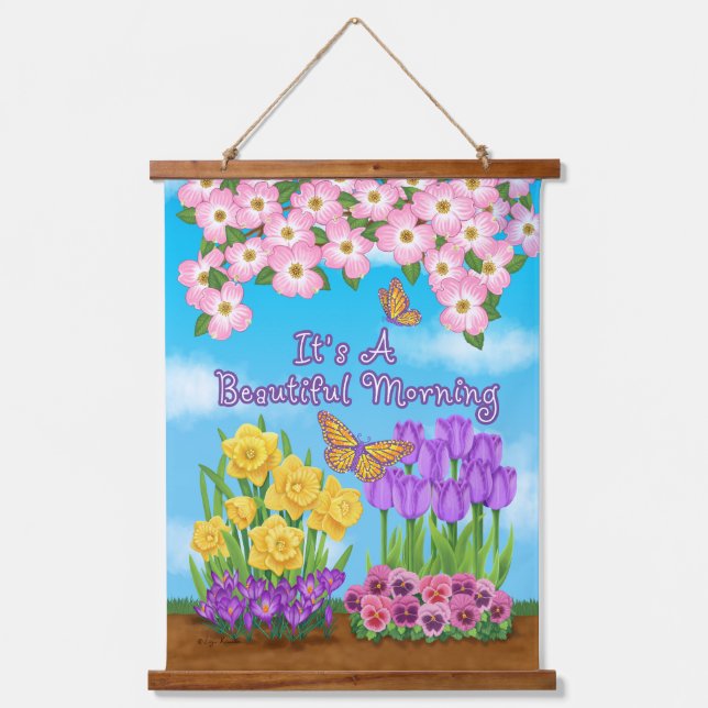 Es un hermoso tapiz de paredes de madera maciza (Anverso)