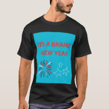Es un hombre de fuego de año nuevo camiseta negra