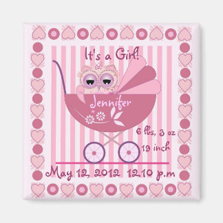 Es un imán de Invitación infantil Chica