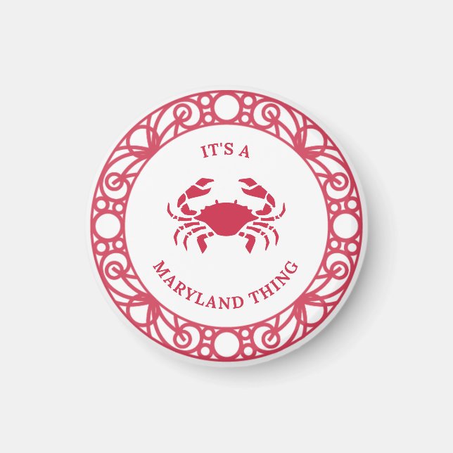 ES UN IMÁN DE LA MARYLAND (CRABS) (Frente)