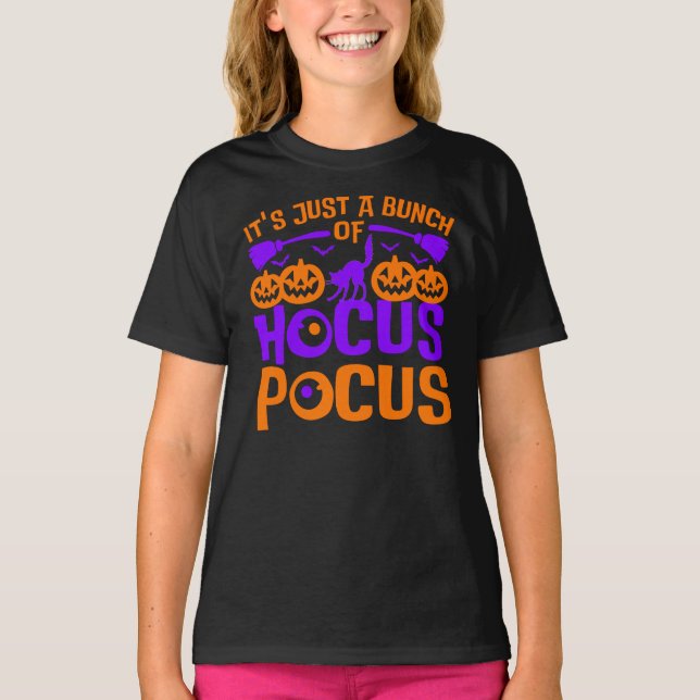 Es un montón de camiseta de Hocus Pocus Halloween (Anverso)