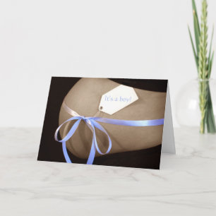 "¡Es un niño!" Invitación de Baby Shower