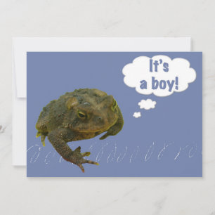 ¡Es un niño! invitación recién nacido