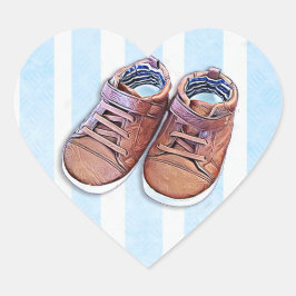 Es un niño Pegatina de Baby Shower