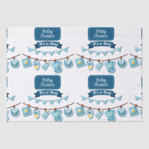 Es un papel higiénico en Baby Shower