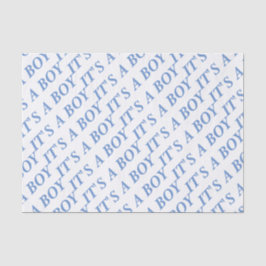 Es un papel seda del MUCHACHO (azul)