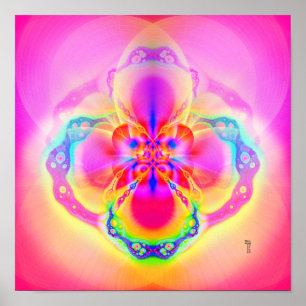 Es un Poster de impresión artística de trampa (12"