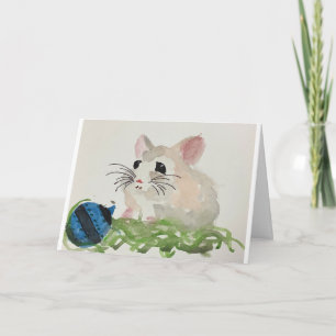 Es un ratón, tarjeta de Navidades de mamá