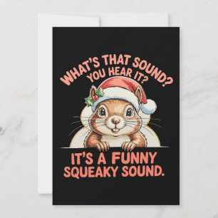 Es un sonido divertido y chillón de Navidad Squirr