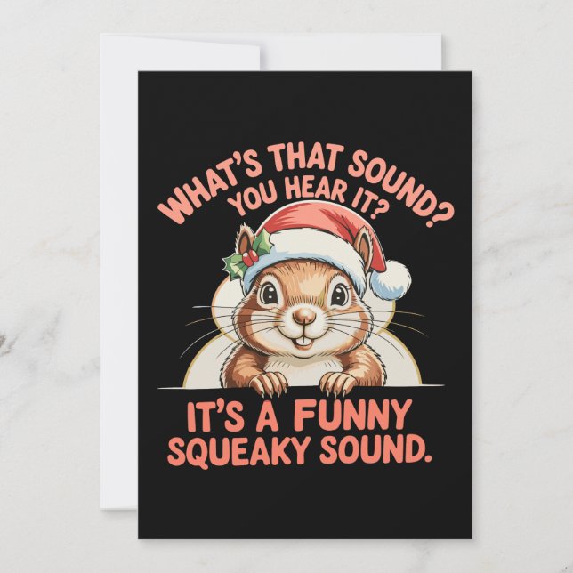 Es un sonido divertido y chillón de Navidad Squirr (Anverso)