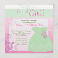 Es un vestido de paño de invitación Chica a Baby S