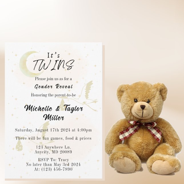 Es una Anuncio de Revelación de Género de Gemelos (Subido por el creador)