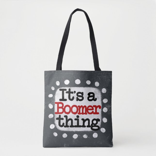 Es una bolsa de boomer (Anverso)