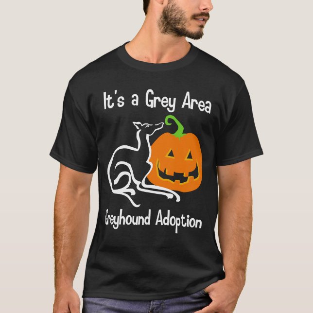 Es una camisa de la calabaza del área gris (Anverso)