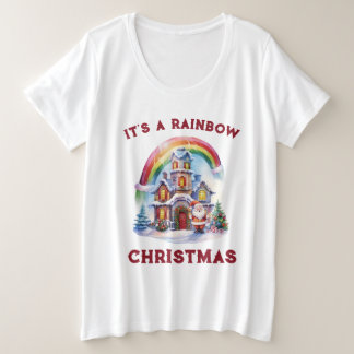 Es una camiseta de mujer de tallas grandes de Navi