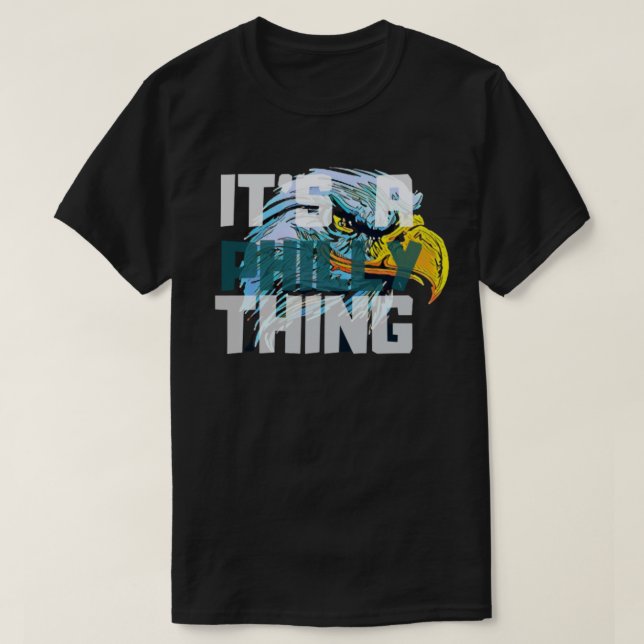 Es una camiseta de Philly Thing (Diseño del anverso)