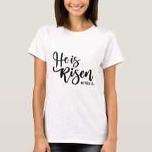 Es una camiseta de té de mujeres de Risen en blanc