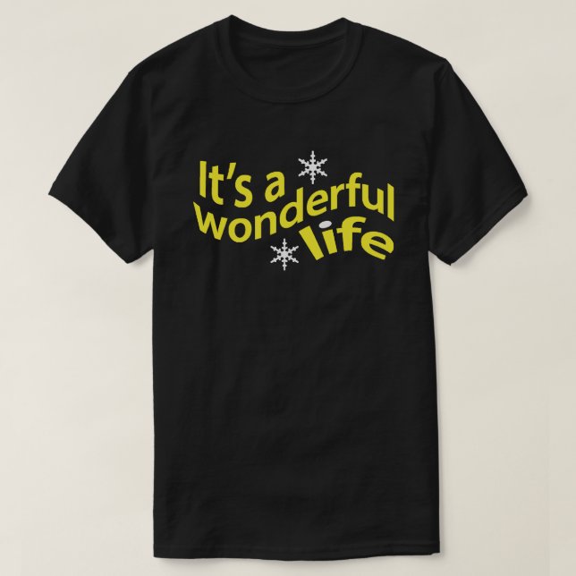 Es una camiseta maravillosa de la vida (Diseño del anverso)