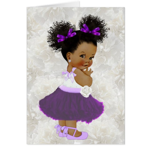 Es una Chica afrodescendiente niña bebé (Frente)