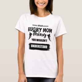 Es una cosa de mamá de rugby - camiseta de rugby