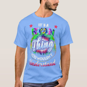 Es una cosa de Ryan - Tie Dye Ryan Nombre camiseta