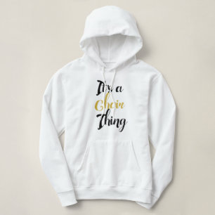 Es una cosa del coro - sudadera con capucha
