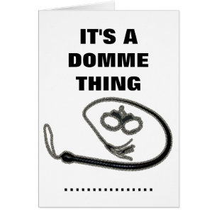 ES UNA COSA DOMME