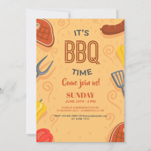 Es una invitación a la barbacoa