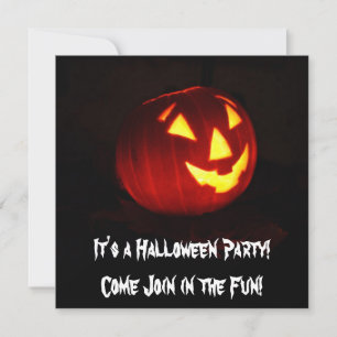 Es una invitación a la fiesta de Halloween