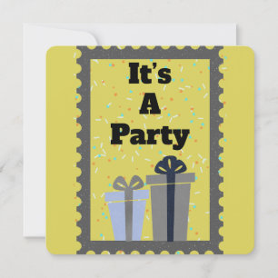 Es una invitación a una fiesta