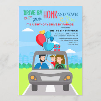 Es una invitación al desfile de cumpleaños