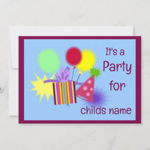Es una invitación de fiesta