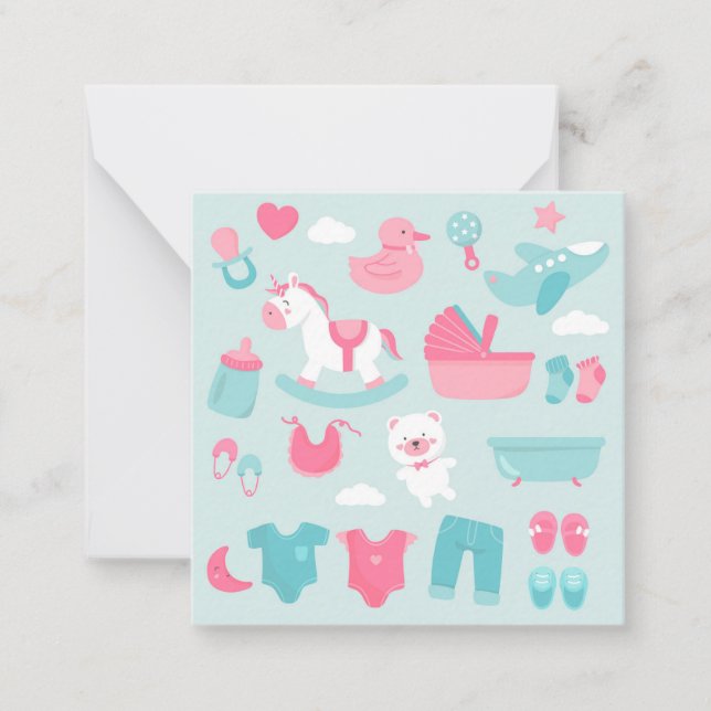 Es una invitación de niño/Baby Shower (Anverso)