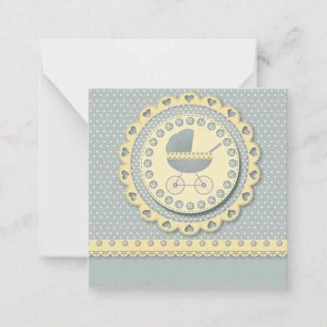 Es una invitación de niño/Baby Shower (Anverso)