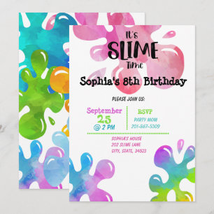 Es una invitación para fiesta de cumpleaños a la h