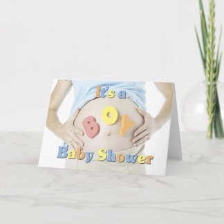 Es una invitación para una ducha de bebé.