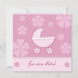 Es una Niña 01 - Invitación