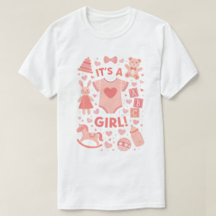 Es una niña - Camiseta de mujer de celebración mod