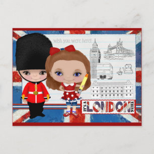Es una postal de la cosa de Londres