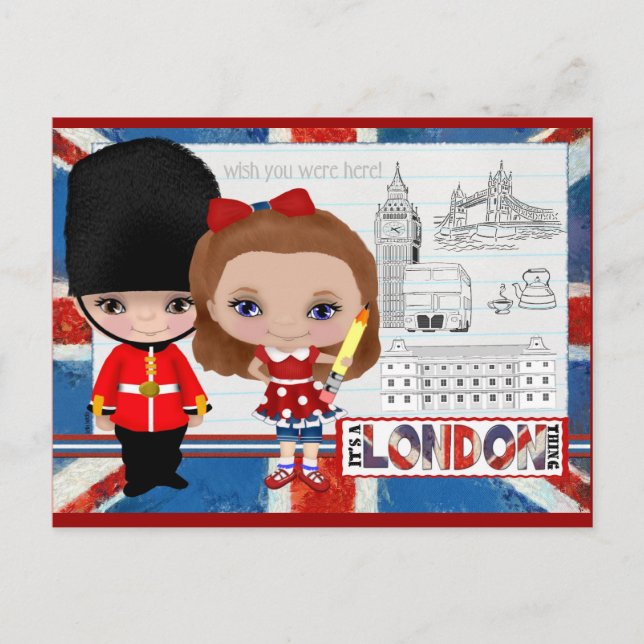 Es una postal de la cosa de Londres (Anverso)