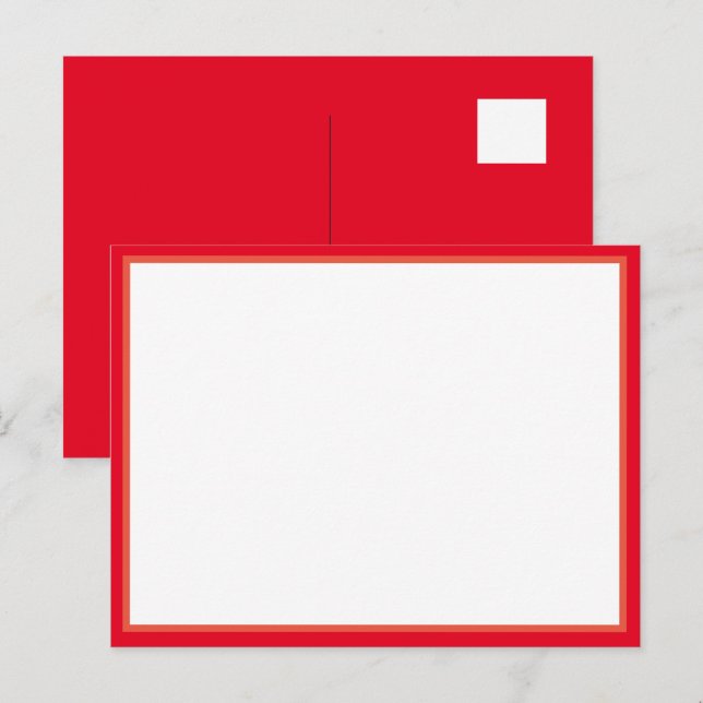 Es una postal en blanco (Anverso / Reverso)